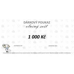 Dárkový poukaz na 1000 Kč