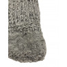 Pletené vlněné rukavice - šedé